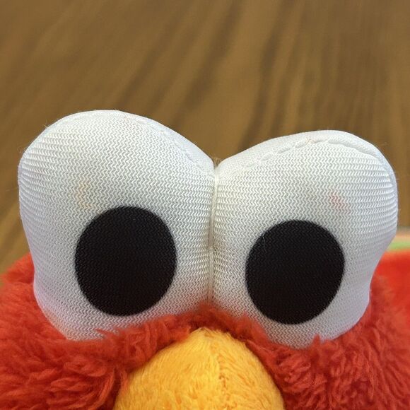 Elmo Sesame Street Red Lovey Security Blanket Bright Starts Teether 13x13 - Picture 7 of 9